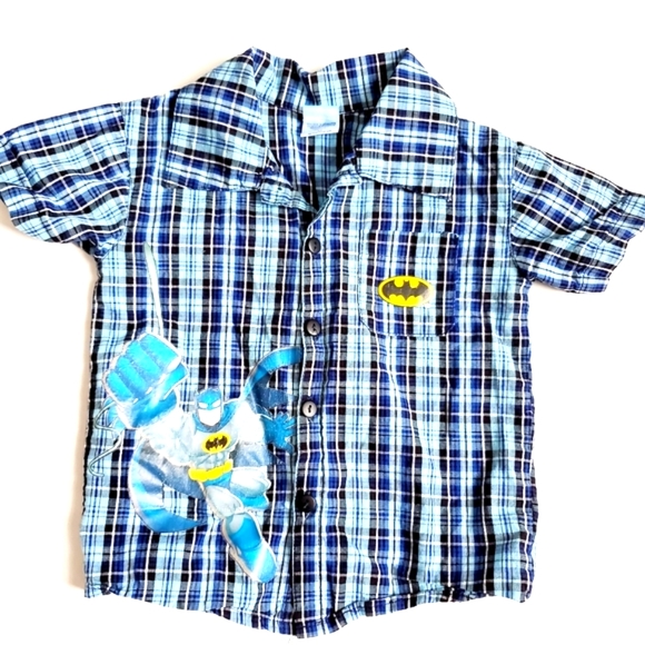 Batman Short Sleeve Shirt 2T - Picture 1 of 5